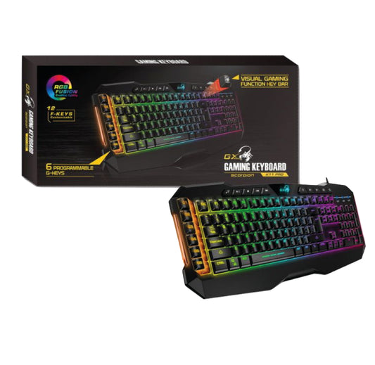 Teclado Gaming | Scorpion K11 Pro | Fusion RGB |12 teclas de acceso directo