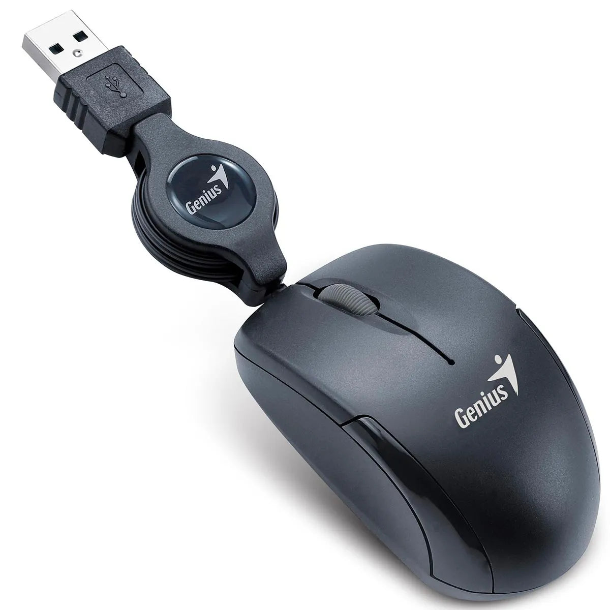 Mouse Genius Microtraveler | Negro